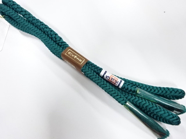 未使用品　正絹　手組帯締め